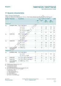74HCT1G125GV Datasheet Page 6