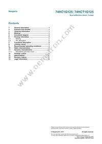 74HCT1G125GV Datasheet Page 14