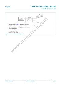 74HCT1G126GV Datasheet Page 7