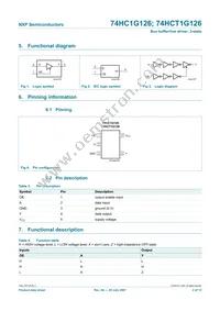 74HCT1G126GW Datasheet Page 3