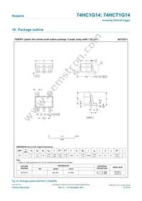 74HCT1G14GW-Q100H Datasheet Page 11