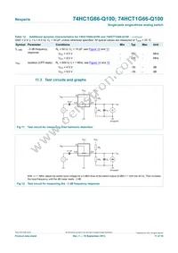 74HCT1G66GW-Q100H Datasheet Page 11