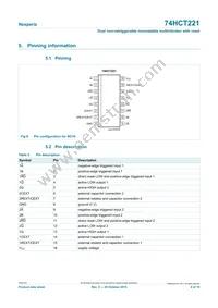 74HCT221D Datasheet Page 4