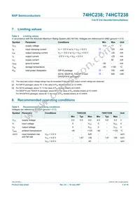 74HCT238N Datasheet Page 5