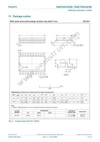 74HCT245D-Q100J Datasheet Page 10