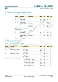 74HCT245N Datasheet Page 6