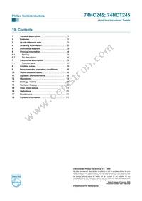 74HCT245N Datasheet Page 22