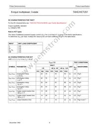 74HCT251N Datasheet Page 6