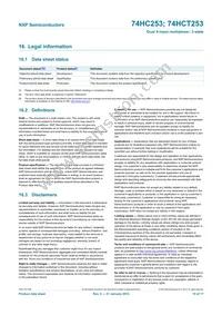 74HCT253N Datasheet Page 15