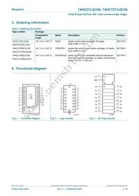 74HCT273BQ-Q100X Datasheet Page 2