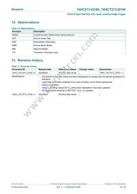 74HCT273BQ-Q100X Datasheet Page 16