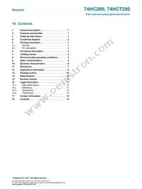 74HCT280DB Datasheet Page 15