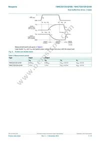 74HCT2G125DC-Q100H Datasheet Page 7