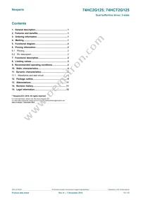 74HCT2G125GD Datasheet Page 13