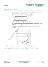 74HCT2G14GV Datasheet Page 13