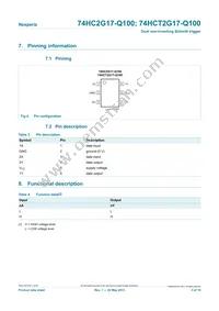 74HCT2G17GV-Q100H Datasheet Page 3