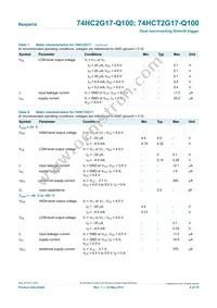 74HCT2G17GV-Q100H Datasheet Page 6