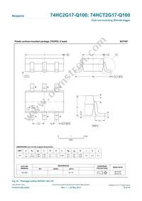 74HCT2G17GV-Q100H Datasheet Page 15