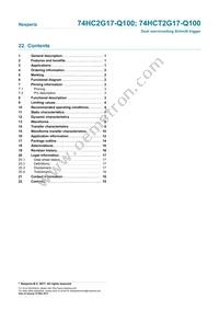 74HCT2G17GV-Q100H Datasheet Page 19