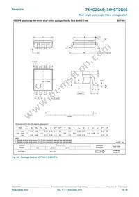 74HCT2G66GD Datasheet Page 15