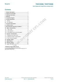 74HCT2G66GD Datasheet Page 19