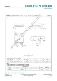 74HCT30PW-Q100J Datasheet Page 10