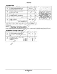 74HCT32DTR2G Datasheet Page 3