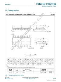 74HCT365D/AUJ Datasheet Page 14