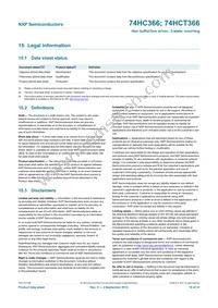 74HCT366N Datasheet Page 19