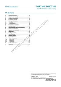 74HCT366N Datasheet Page 21