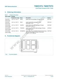 74HCT373N Datasheet Page 2