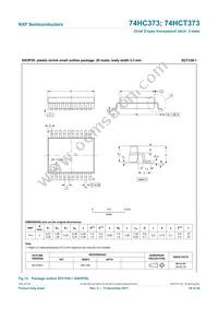 74HCT373N Datasheet Page 20