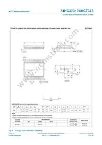 74HCT373N Datasheet Page 21