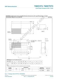 74HCT373N Datasheet Page 22