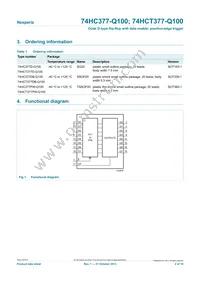 74HCT377PW-Q100J Datasheet Page 2
