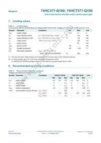 74HCT377PW-Q100J Datasheet Page 5