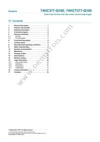 74HCT377PW-Q100J Datasheet Page 18