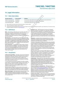 74HCT393N Datasheet Page 19