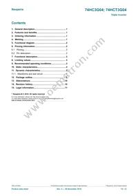 74HCT3G04GD Datasheet Page 12