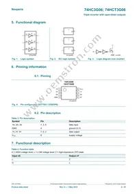 74HCT3G06GD Datasheet Page 2