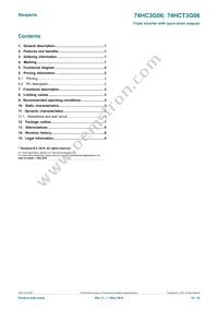 74HCT3G06GD Datasheet Page 10
