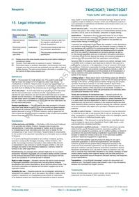 74HCT3G07GD Datasheet Page 11