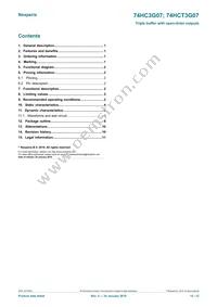 74HCT3G07GD Datasheet Page 12