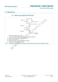 74HCT40105N Datasheet Page 15