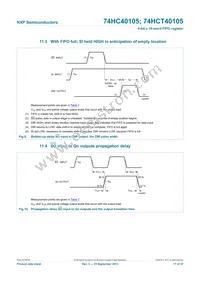 74HCT40105N Datasheet Page 17