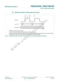 74HCT40105N Datasheet Page 19