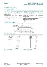 74HCT4017BQ-Q100X Datasheet Page 2
