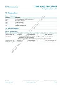 74HCT4040N Datasheet Page 17