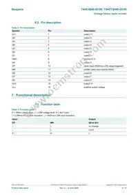 74HCT4040PW-Q100J Datasheet Page 4