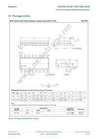 74HCT4051D-Q100 Datasheet Page 22